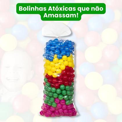 Imagem de Barraca Infantil Dobrável + 50 Bolinhas  Brinquedo Portátil Educativo para Crianças de 3 a 8 anos - Diversão Garantida!