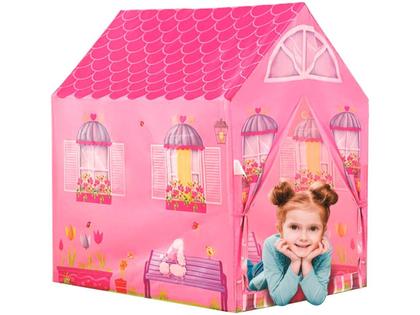 Imagem de Barraca Infantil Dobravel Minha Casinha Rosa Menina Toca - Dm Toys
