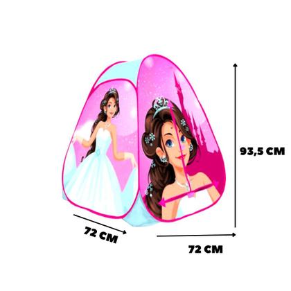 Imagem de  Barraca Infantil Dobrável Pequena Princesa Rosa Feminino