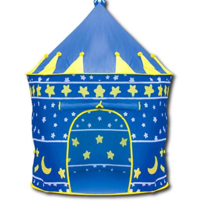 Imagem de Barraca Infantil Dobrável Tenda Toca Cabana Castelinho Rosa E Azul - ENVIO IMEDIATO