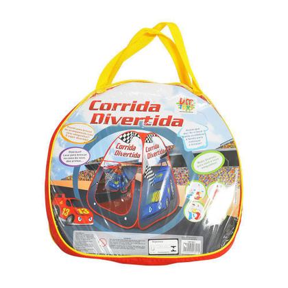 Imagem de Barraca Infantil Dobrável Toca Tenda Cabana Menino Corrida Divertida DM Toys DMT4691