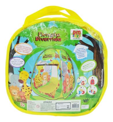 Imagem de Barraca Infantil Floresta Divertida Poliester Animalzinhos