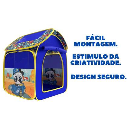 Imagem de Barraca Infantil Mini Panda Casinha Menino Dobrável Criança