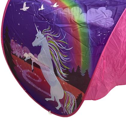 Imagem de Barraca infantil para cabeceira de cama rosa menina