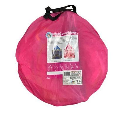 Imagem de Barraca Infantil Rosa Castelinho Brinquedo Crianças Fácil Montagem Segura