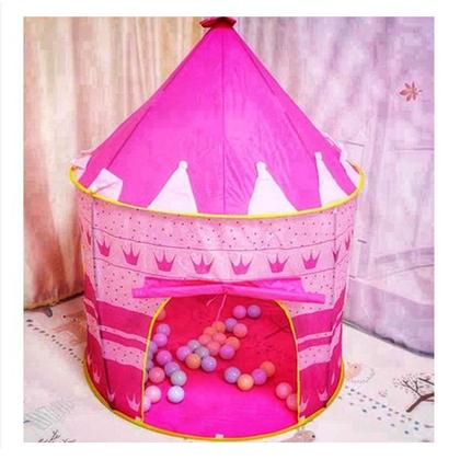 Imagem de Barraca Infantil Rosa de Princesa Tenda Castelo Princesa Toca de Menina