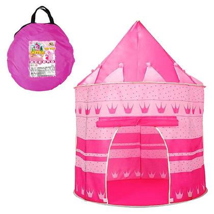 Imagem de Barraca Infantil Rosa de Princesa Tenda Castelo Princesa Toca de Menina