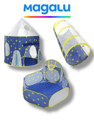 Imagem de Barraca Infantil Toca Túnel Foguete Tent Menina e Menino