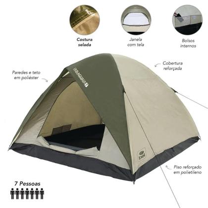 Imagem de Barraca para Camping Alta Premium 3x3 Metros para até 6 Pessoas BELFIX