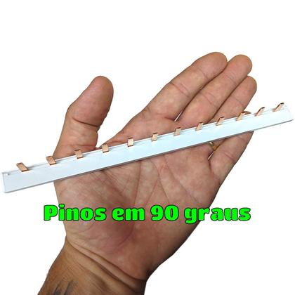 Imagem de Barramento Pente Monofásico Isolado Mono para Disjuntor com 12 Pinos de 63a
