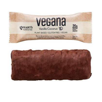 Imagem de Barras de Proteína Vegana Vanilla Coconut Hart's - Caixa com 12 