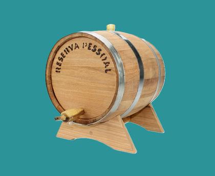 Imagem de Barril Ancorote De Amburana Redondo 2,5L - Oval
