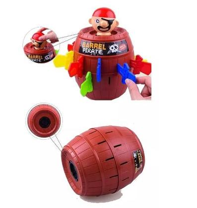 Barril Pirata Diversão Garantida Brinquedo infantil 16x10 Empolgante - zein Imagem de Barril Pirata Diversão Garantida Brinquedo infantil 16x10 Empolgante
