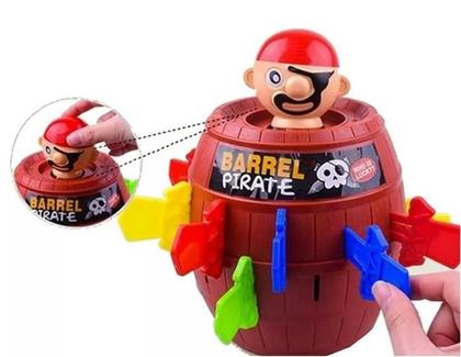 Barril Pirata Diversão Garantida Brinquedo infantil 16x10 Empolgante - zein Imagem de Barril Pirata Diversão Garantida Brinquedo infantil 16x10 Empolgante