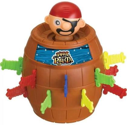 Barril Pirata Diversão Garantida Brinquedo infantil 16x10 Empolgante - zein Imagem de Barril Pirata Diversão Garantida Brinquedo infantil 16x10 Empolgante