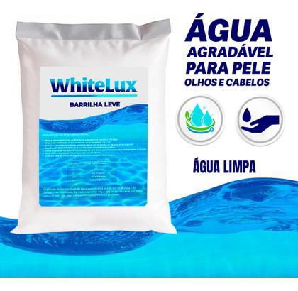 Imagem de Barrilha Leve 2kg Elevador De Ph Para Piscina, Água Whitelux