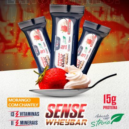 Imagem de Barrinha de Proteína Sabor Morango com Chantilly DSP 12un - ABSOLUT