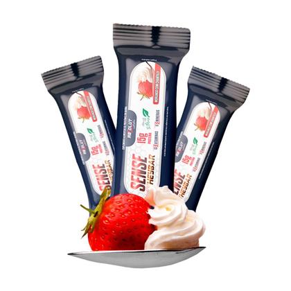 Imagem de Barrinha de Proteína Sabor Morango com Chantilly DSP 12un - ABSOLUT