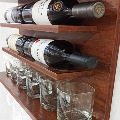 Imagem de Barzinho Adega Parede - Barzinho - 60 x 51 Imbuia