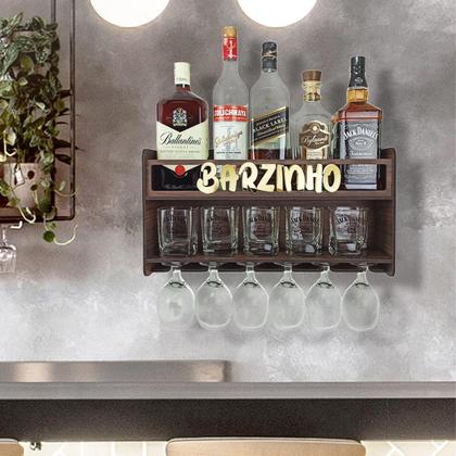 Imagem de Barzinho Parede Aparador Bebidas Sala Tema Barzinho 49X26