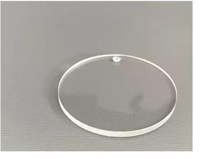 Imagem de Base 3cm Com 1 Furo Redonda Acrílico Chaveiro Medalha 50pcs