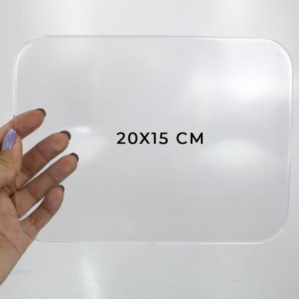 Imagem de Base Acrílica Retangular 20x15 Sem Borda - 10 Unidades