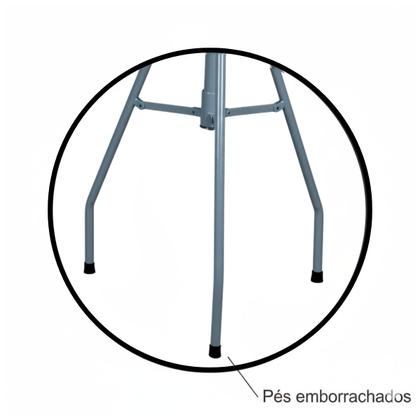 Imagem de Base Alta para Modelagem e Pintura de Cerâmica com Pés Emborrachados Trident - 12810