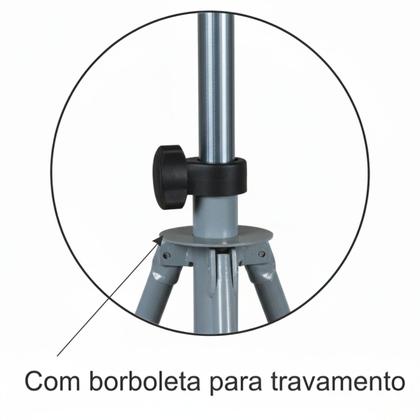 Imagem de Base Alta para Modelagem e Pintura de Cerâmica com Pés Emborrachados Trident - 12810