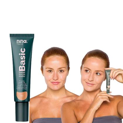 Imagem de Base Basic Cor: 03 De Maquiagem Líquida Nina Make Up