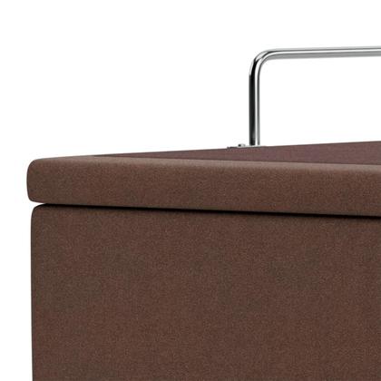 Imagem de Base Baú Physical Camurça Bege Casal (138x188x39) - Ortobom