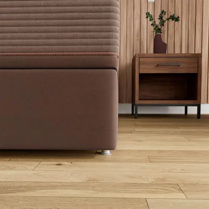 Imagem de Base Baú Physical Camurça Bege Casal (138x188x39) - Ortobom