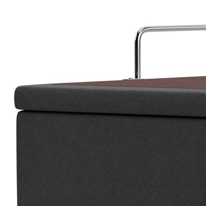 Imagem de Base Baú Physical Camurça Cinza Casal (138x188x39) - Ortobom