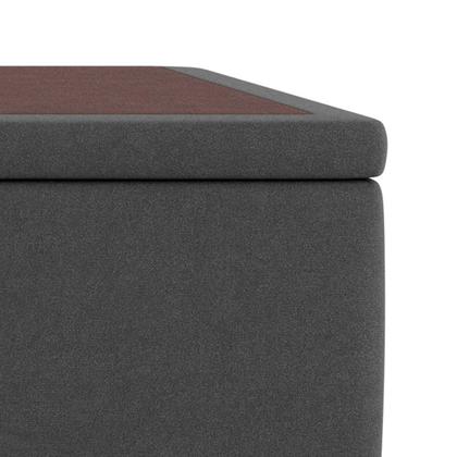 Imagem de Base Baú Physical Camurça Cinza Casal (138x188x39) - Ortobom