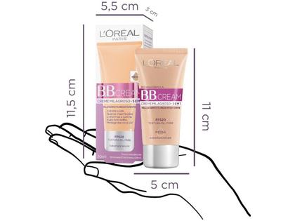 Imagem de Base BB Cream Loreal 5 em 1 Dermo Expertise Cor Escura FPS 20 30ml