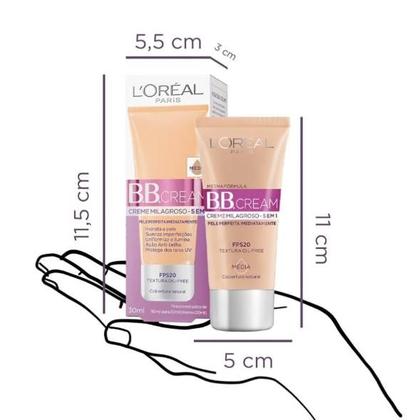 Imagem de Base BB Cream LOréal Paris Dermo Expertise Cor Clara FPS 20  30ml