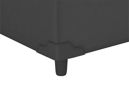 Base Box Baú Casal Blindado material sintético Linhão Preto 36X138X188 AN - Alpoim Imagem de Base Box Baú Casal Blindado material sintético Linhão Preto 36X138X188 AN