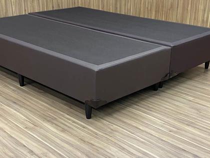 Imagem de Base Box Bipartido King material sintético Linhão Café 37X192X203 AN