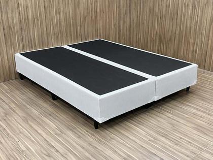 Imagem de Base Box Bipartido King material sintético Linhão Palha 37X192X203 AN