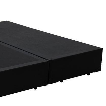 Imagem de Base Box Bipartido Queen Sintético Preto 40x158x198 Ducci