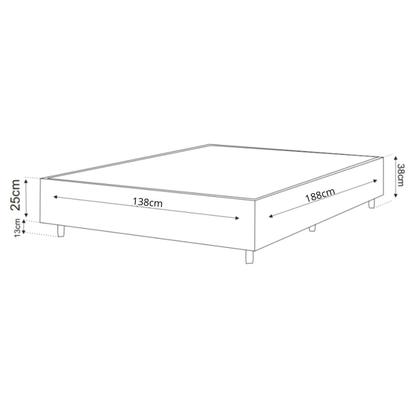 Imagem de Base Box Casal Class (38x138x188cm) Bombom - Casa Giulia