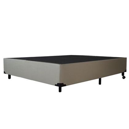 Imagem de Base Box Casal Sintético Bege 38x138x188
