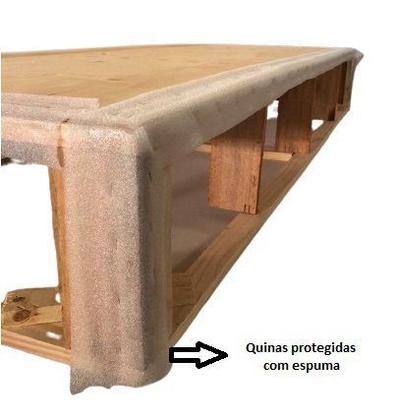 Imagem de Base Box Casal Suede Vermelho