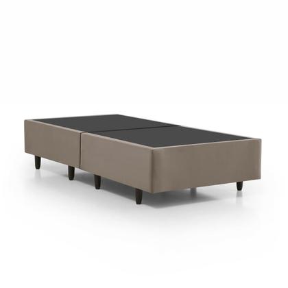Imagem de Base Box Dobrável Solteiro para Colchão 88x188cm Compacto