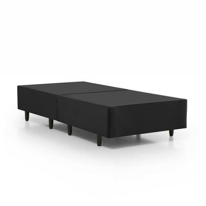Imagem de Base Box Dobrável Solteiro para Colchão 88x188cm Compacto