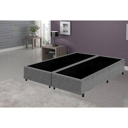 Imagem de Base Box King Bipartido Santo Box Suede 40x192x203