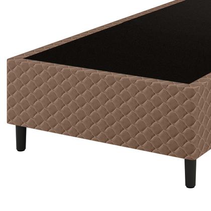 Imagem de Base Box Solteiro 88x188cm Umaflex Clio Madeira Eucalipto Marrom