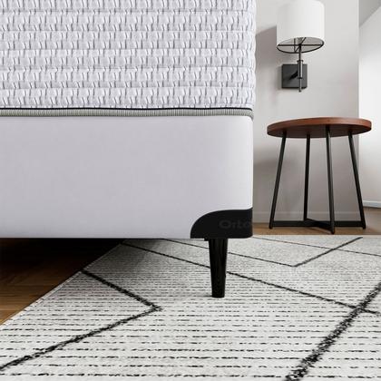 Imagem de Base Box Viúva Sommier material sintético 128x188x23 Ortobom Branco
