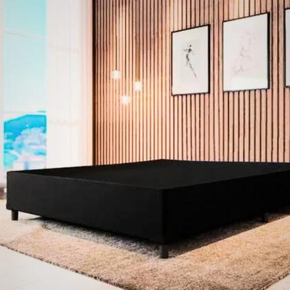 Imagem de Base Cama Box Casal 138x188 Preto