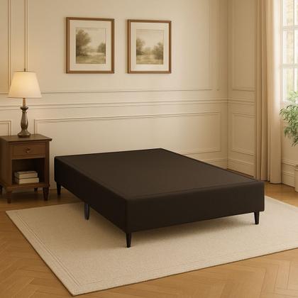 Imagem de Base Cama Box Casal Blindada - 138x188x42