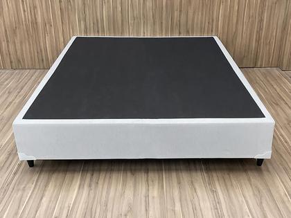 Imagem de Base Cama Box Casal material sintético Linhão Palha 37X138X188 AN